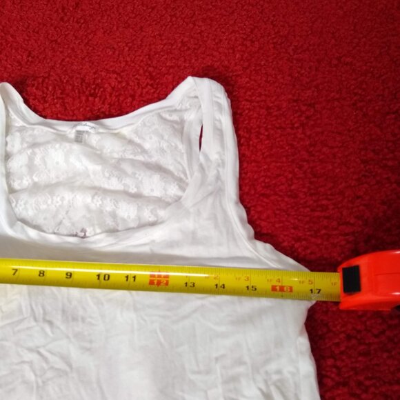 vintage y2k PJ Salvage split back lace tank top NWOT - Picture 6 of 7